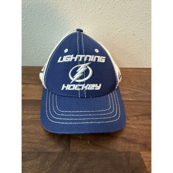 Tampa Bay Lightning Hat Adjustable Zephyr Exclusive Collection NHL Hockey Blue - Picture 1 of 8